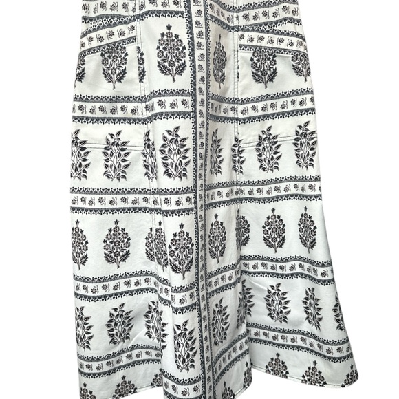Woodblock Midi Dress Anthropologie - Picture 8 of 15